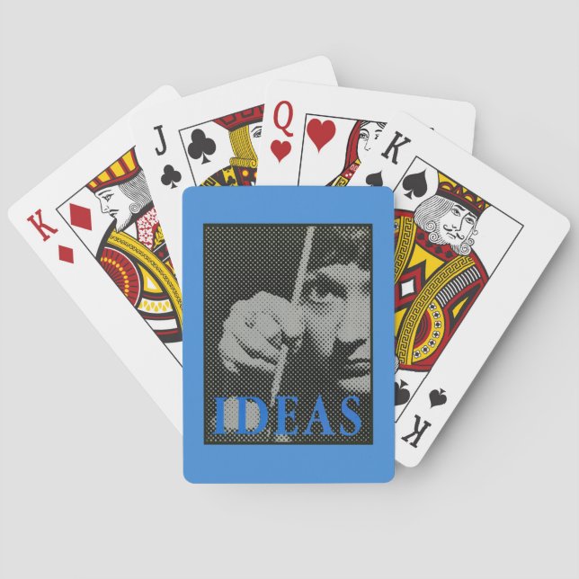 Ideas - 1981 promo graphic playing cards (Back)