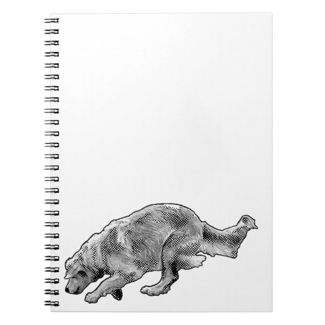 Ideas with a Speckled Runner Notebook (Front)