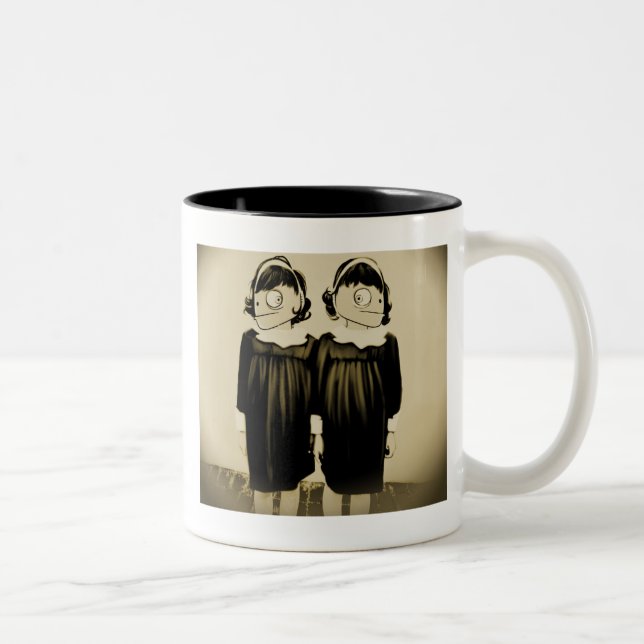 IDENTICAL CLONE Two-Tone COFFEE MUG (Right)