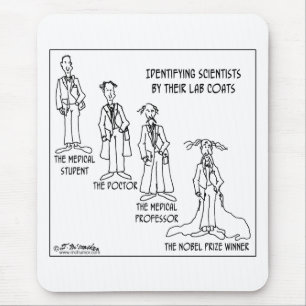 Identification Guide To Scientists Mouse Pad