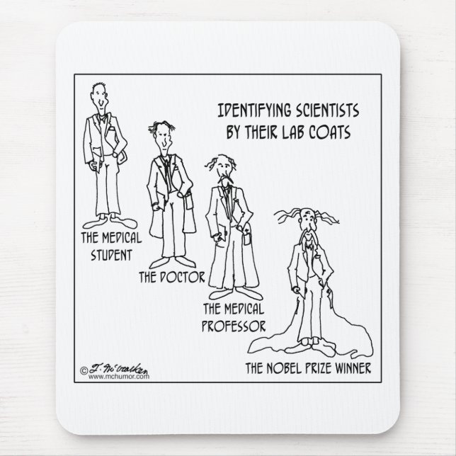 Identification Guide To Scientists Mouse Pad (Front)