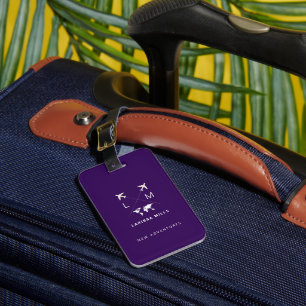 Identifying Aeroplane Traveller Baggage Luggage Tag
