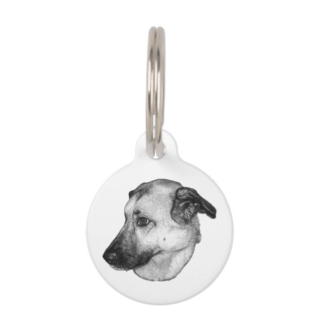 Identity Calm, Grayscale Tag (Front)