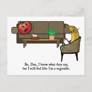 Identity Crisis, Tomato Sees Psychiatrist Postcard
