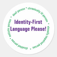 Identity First Language