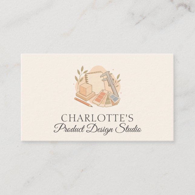Identity for Product Designers Creative  Business Card (Front)