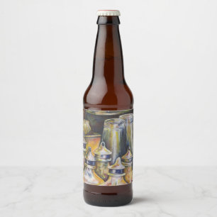 Ideography of Golden Light Beer Bottle Label