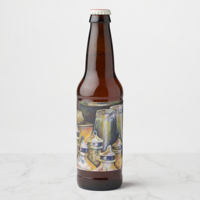 Ideography of Golden Light Beer Bottle Label (Front)