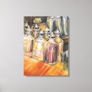 Ideography of Golden Light Canvas Print