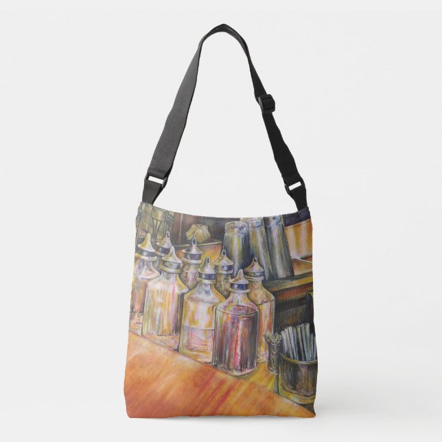 Ideography of Golden Light Crossbody Bag (Front)
