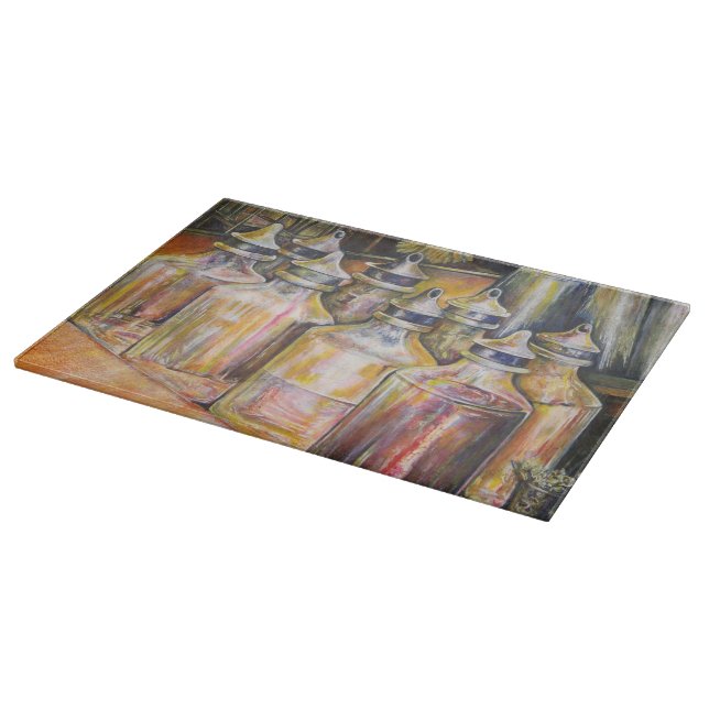 Ideography of Golden Light Cutting Board (Corner)