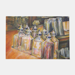 Ideography of Golden Light Doormat