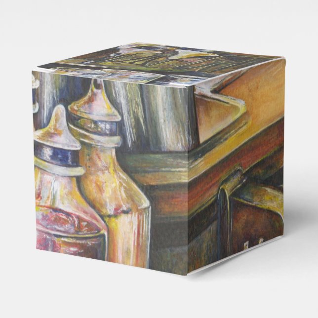 Ideography of Golden Light Favour Box (Front Side)