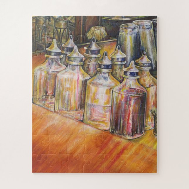 Ideography of Golden Light Jigsaw Puzzle (Vertical)