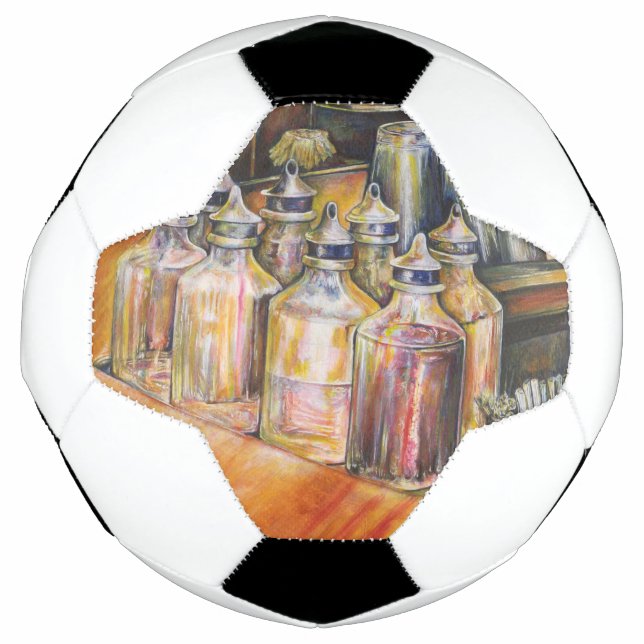 Ideography of Golden Light Soccer Ball (Front)