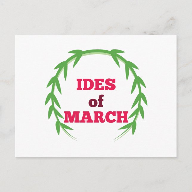 Ides Of March Postcard (Front)