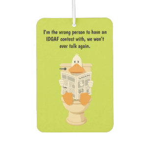 IDGAF  CAR AIR FRESHENER