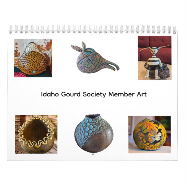 IDGS Member Gourd Art 2026 Calendar (Cover)