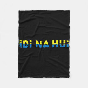 Idi Na Hui Ukraine To Invaders Go F- Yourself Fleece Blanket