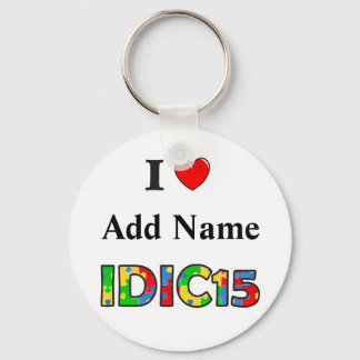 IDIC15 Keychain I Love Customise