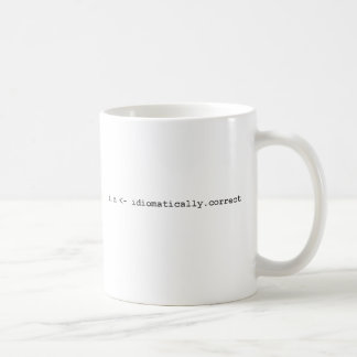 Idiomatically Correct R Programming Mug