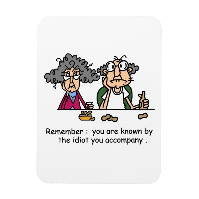 Idiot Company Magnet (Vertical)