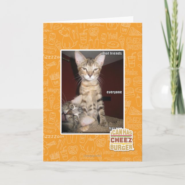 Idiot Friends Card (Front)