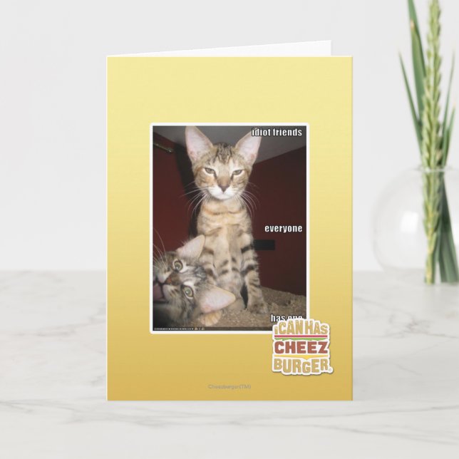Idiot Friends Card (Front)