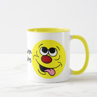 Idiotic Face Grumpey Mug