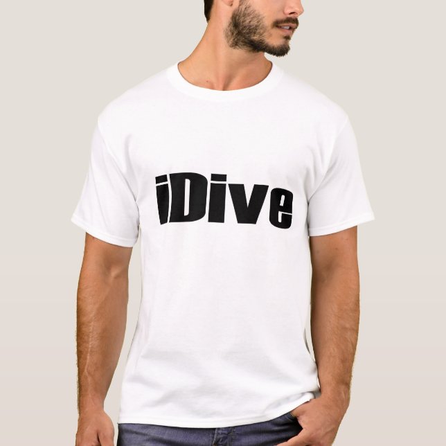 iDive, graphic, shirt, tshirt, sport, hobby T-Shirt (Front)