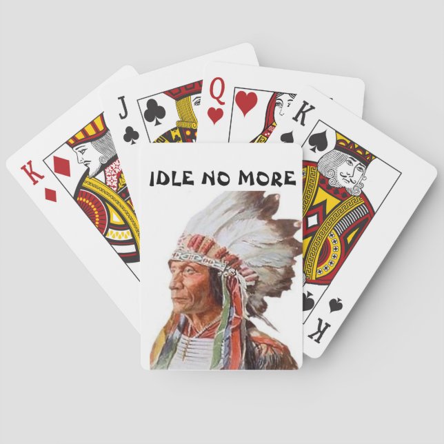 Idle No More Playing Cards (Back)