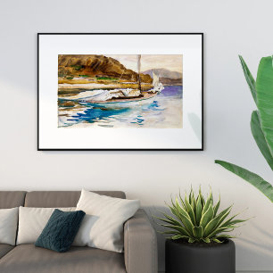 Idle Sails (1913) by John Singer Sargent Poster