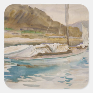 Idle Sails Square Sticker