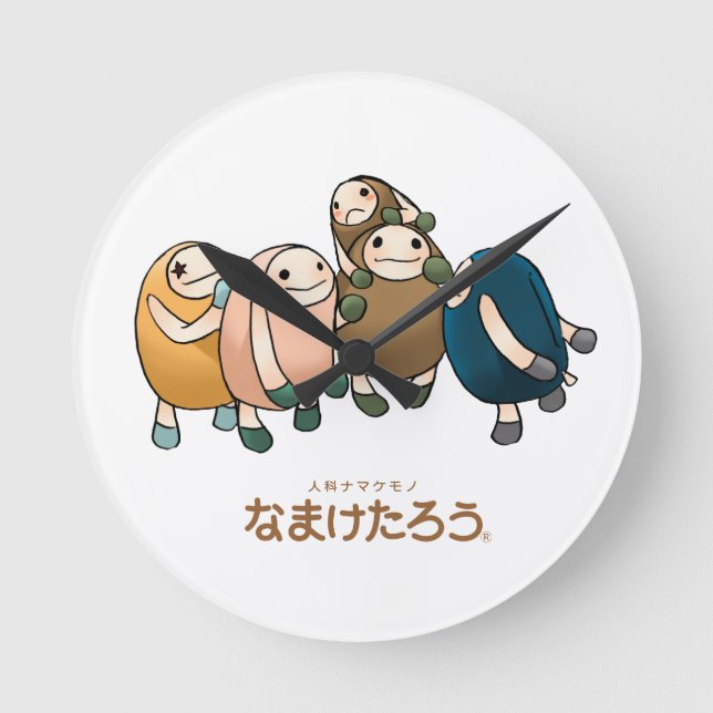 idle wax round clock (Front)