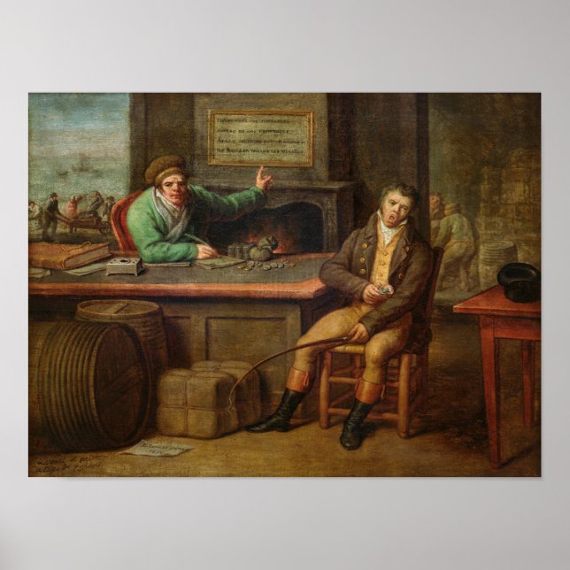 Idleness, 1818 poster (Front)