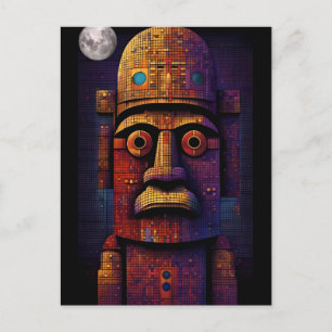 Idleness and Eye Contact Competitions Postcard