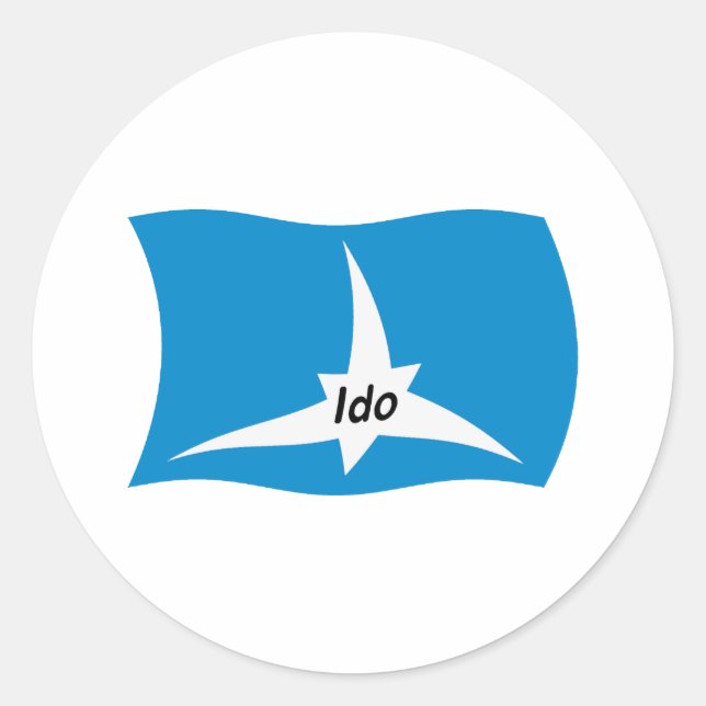 Ido Flag Sticker (Front)