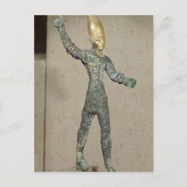Idol of the god Baal, from Ugarit, Syria Postcard (Front)