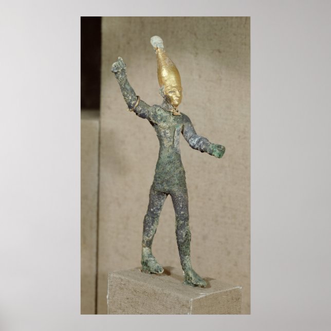 Idol of the god Baal, from Ugarit, Syria Poster (Front)