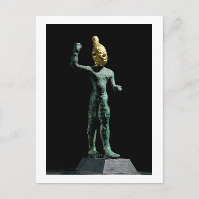 Idol of the storm god Baal, from Syria, Bronze Age Postcard (Front)