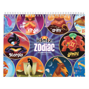 Idolz Zodiac Circle Calendar