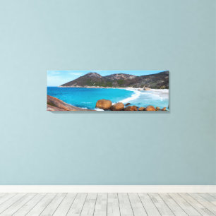 Idyllic Beach Landscape Panorama Australia Canvas Print