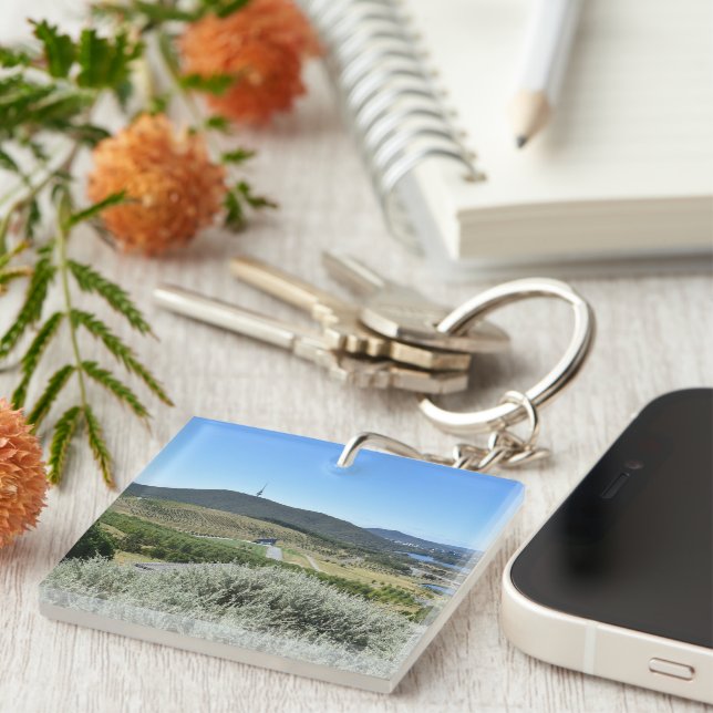 Idyllic Day in Canberra  Key Ring (Front Right)