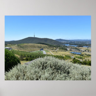 Idyllic Day in Canberra Poster