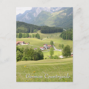 Idyllic German Countryside Postcard