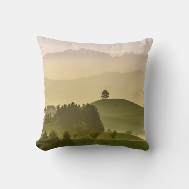 Idyllic Landscape | Switzerland, Säntis Cushion (Front)