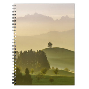 Idyllic Landscape Switzerland, Säntis Notebook