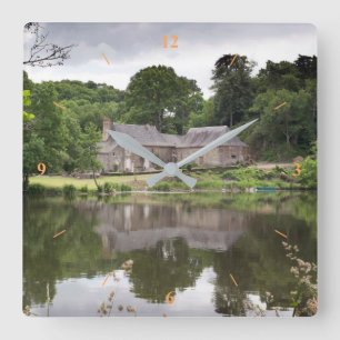 Idyllique Mayenne Square Wall Clock