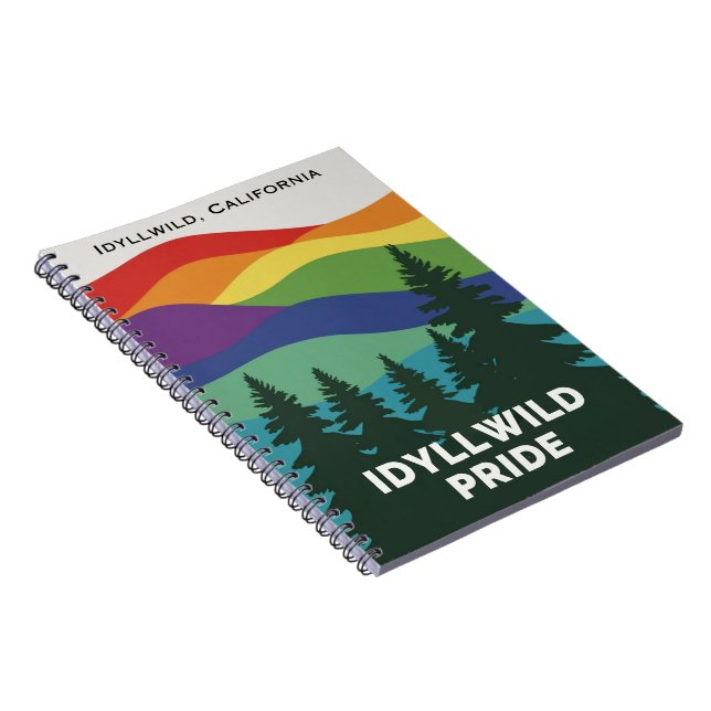 Idyllwild Pride Spiral Notebook (Right Side)