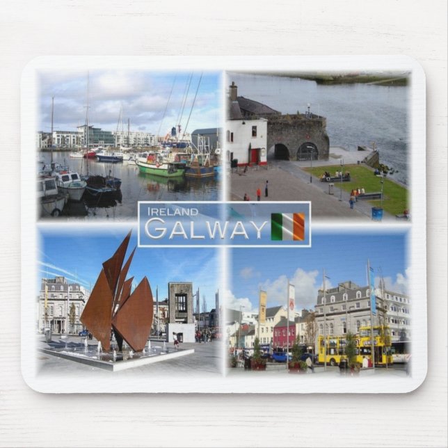 IE Ireland - Galway - Mouse Pad (Front)